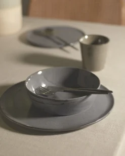 Plates-Robert Gordon Canvas Side Plate / Storm