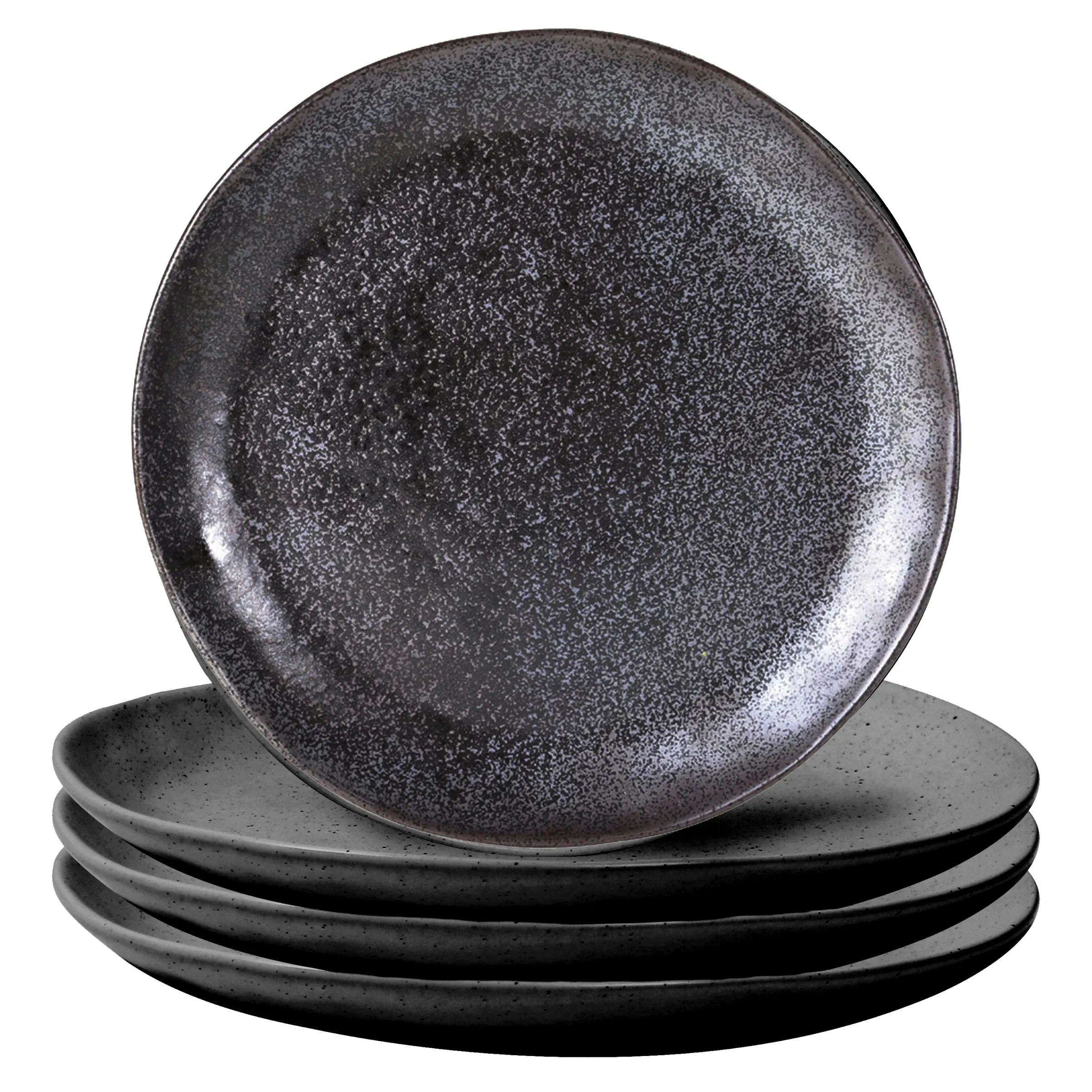 Plates-Robert Gordon Earth Dinner Plates / Black