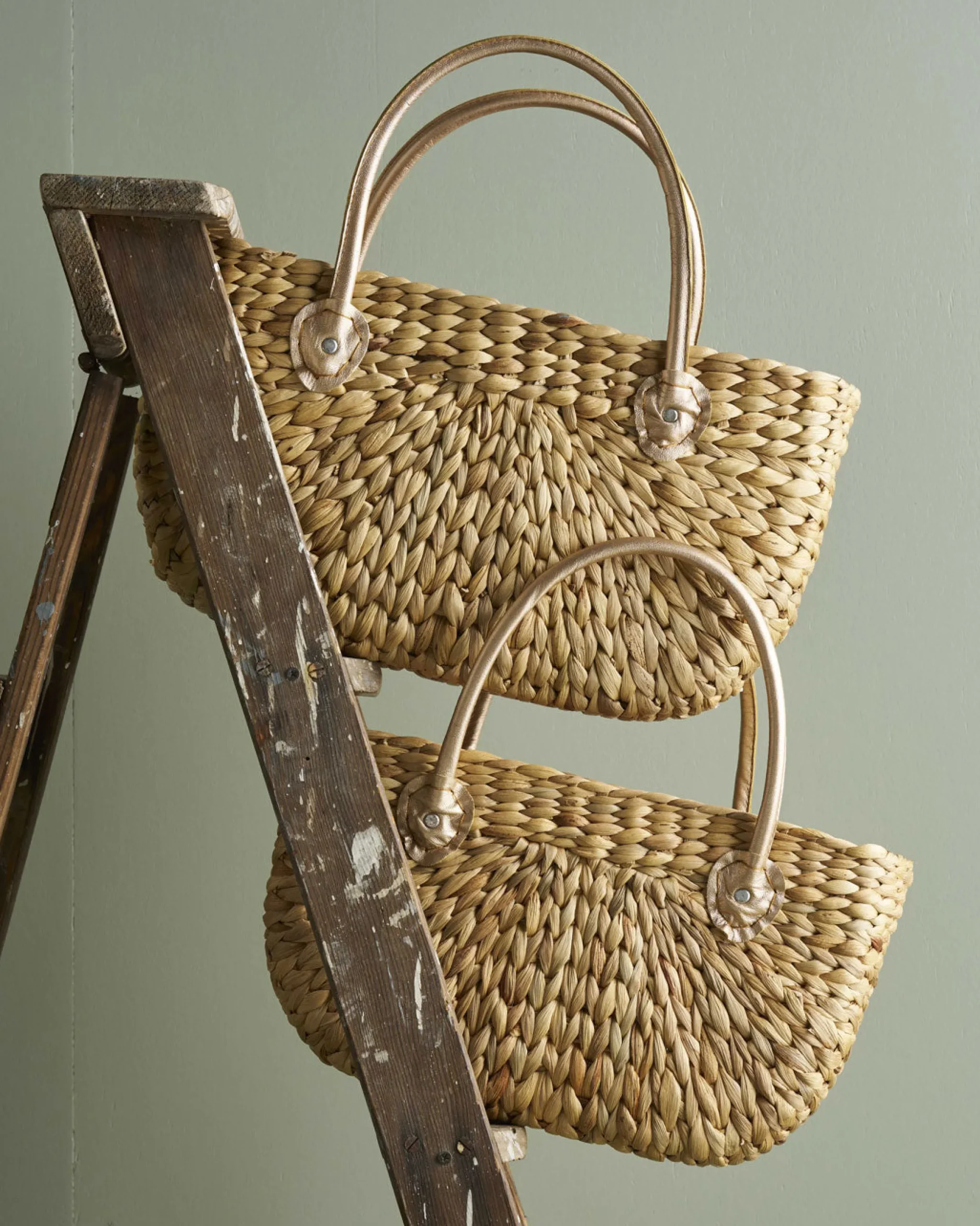 Baskets-Robert Gordon Harvest Baskets Set Of 2 / Goldie