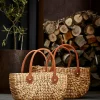 Baskets-Robert Gordon Harvest Baskets Set Of 2 / Suede