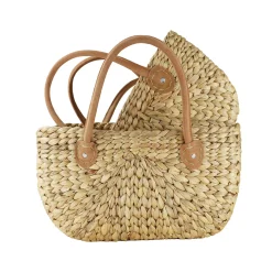 Baskets-Robert Gordon Harvest Baskets Set Of 2 / Suede