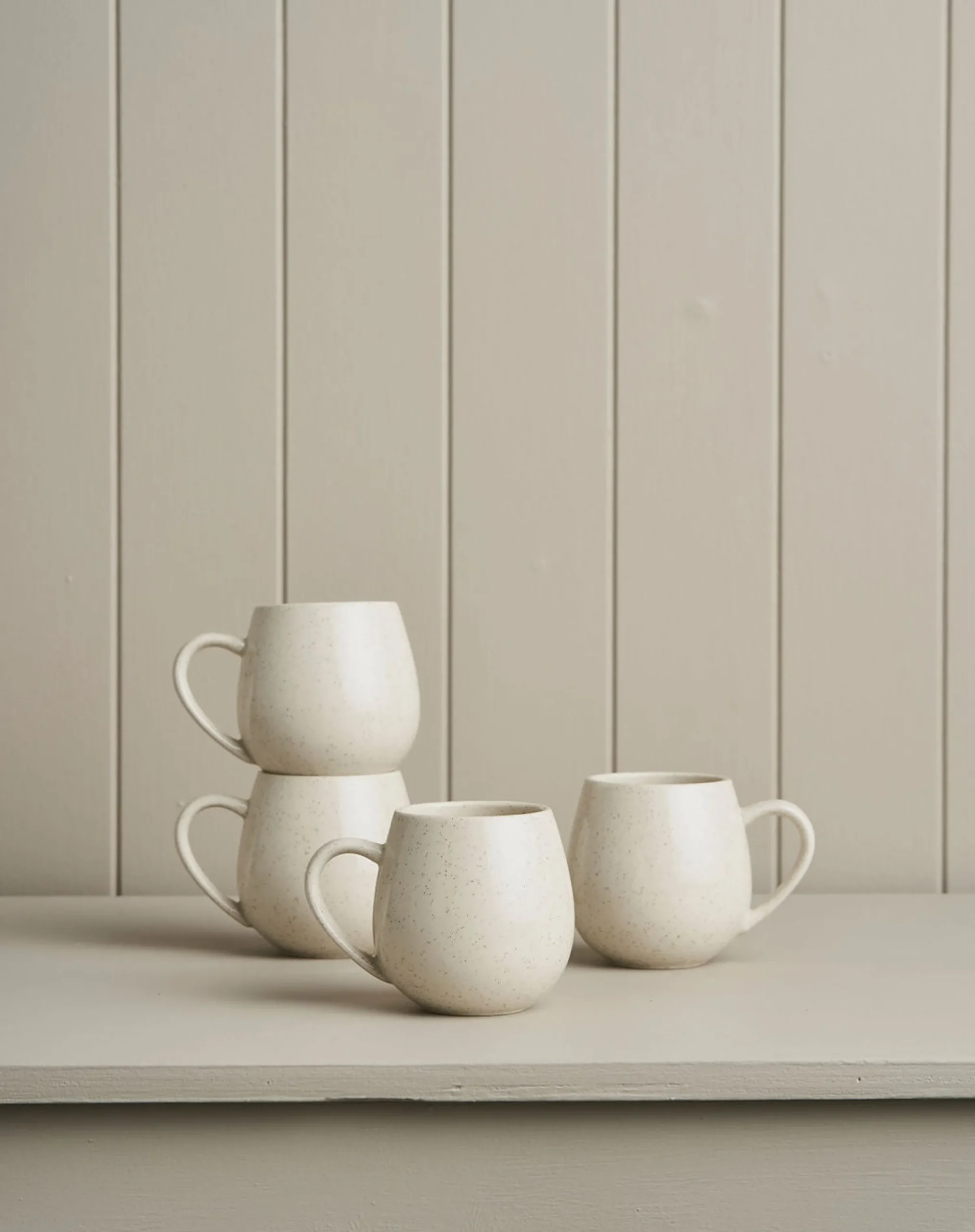 Mugs & Cups-Robert Gordon Hug Me Mugs / Speckled White