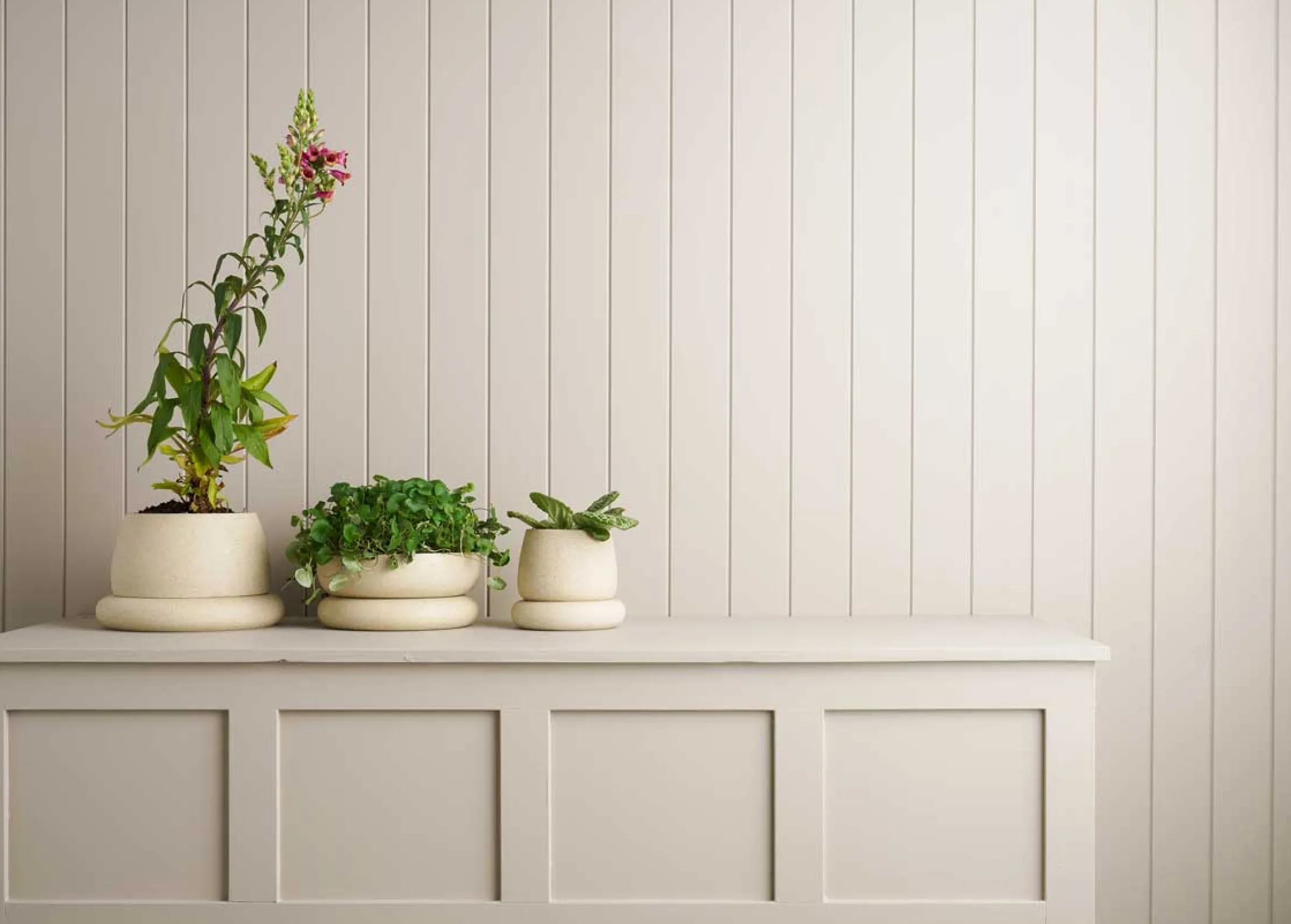 Planters & Watering Cans-Robert Gordon Large Cloud Planter / White Speckle