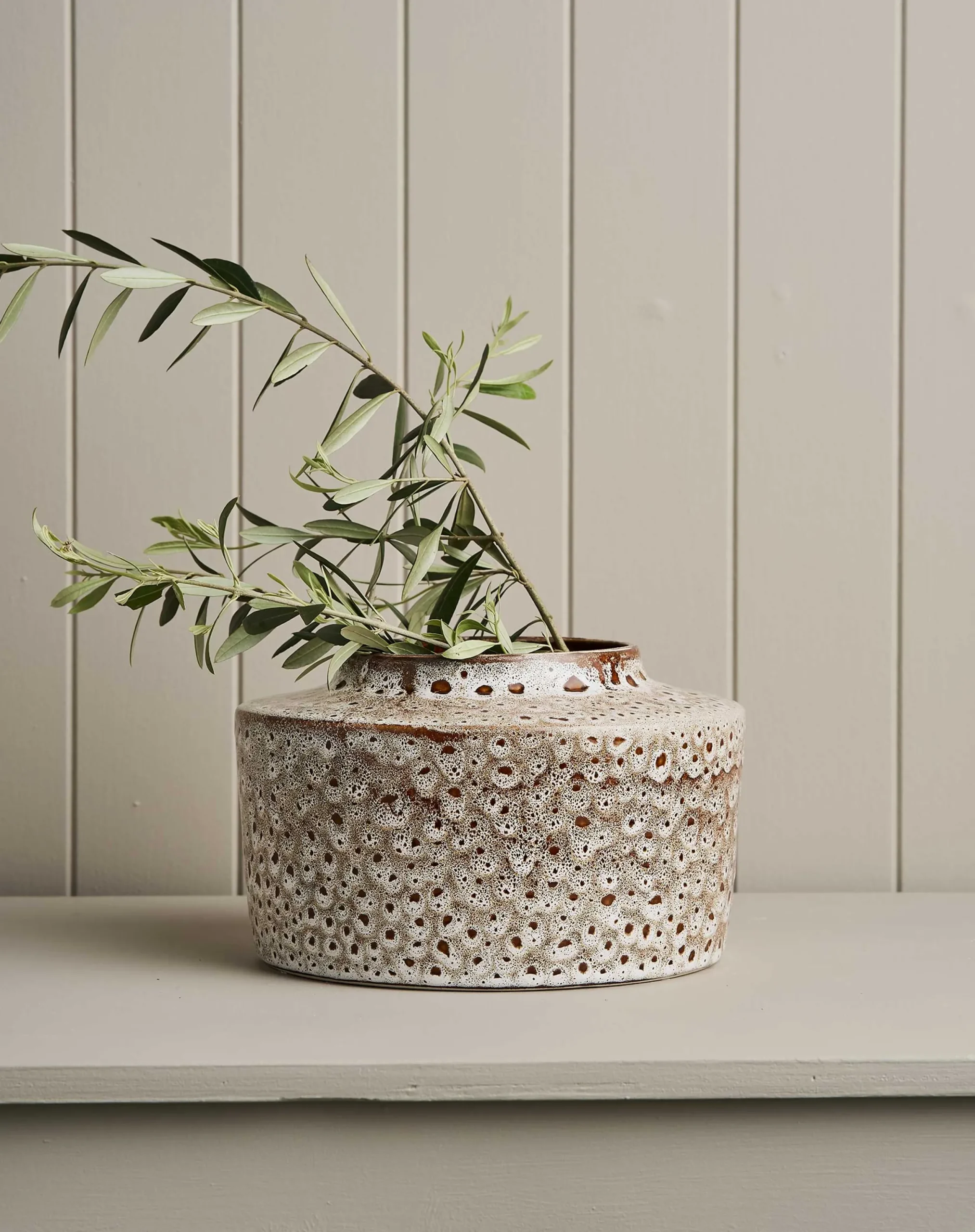 Vases-Robert Gordon Monument Vase / White Ochre