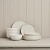 Dinner Sets-Robert Gordon 12pc Small Portions Terra Dinner Set / Coast