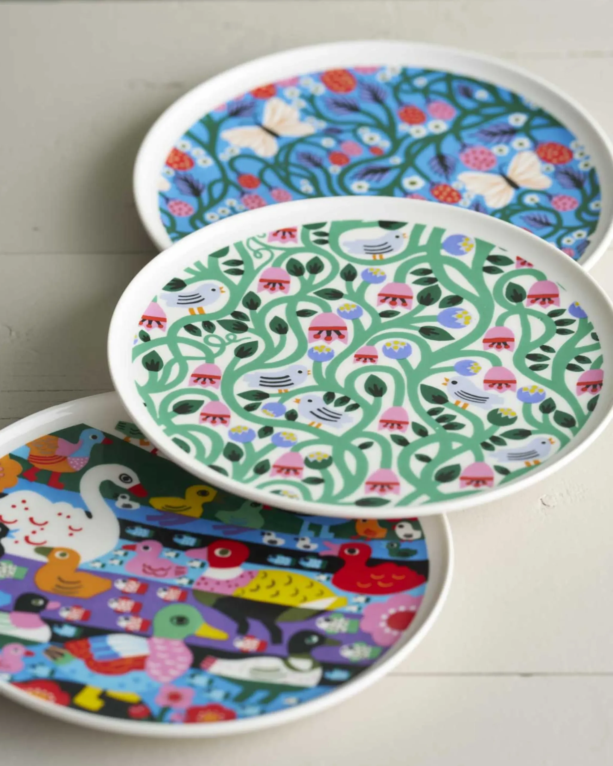 Plates-Robert Gordon Set Of 3 Plates / RGA X Monika Forsberg