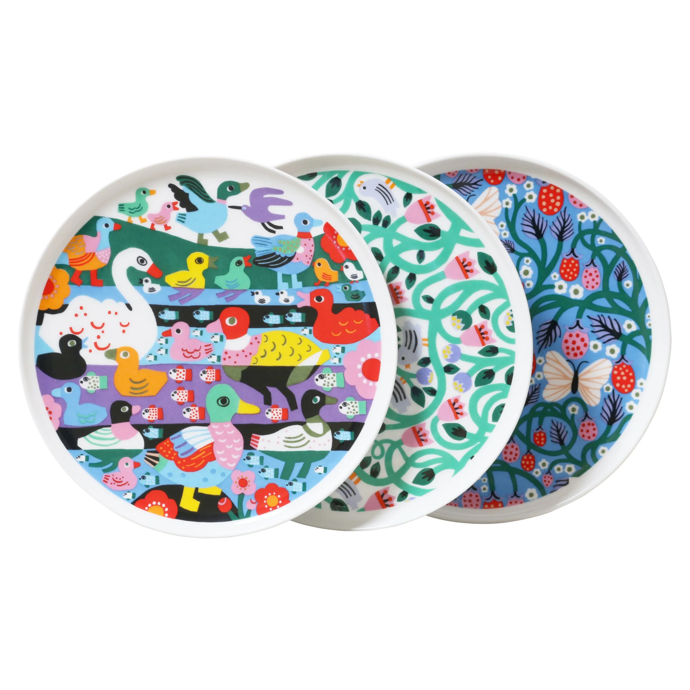 Plates-Robert Gordon Set Of 3 Plates / RGA X Monika Forsberg