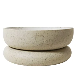Planters & Watering Cans-Robert Gordon Wide Cloud Planter / White Speckle