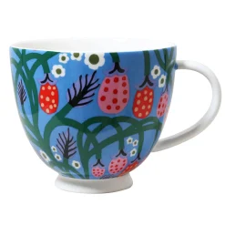 Mugs & Cups-Robert Gordon Wild Strawberries Large Mug / RGA X Monika Forsberg